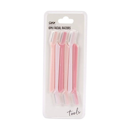 Facial Razors, 6 Pack - OXX Cosmetics