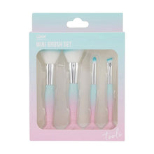 Mini Brush Set, Mermaid, 4 Pack - OXX Cosmetics
