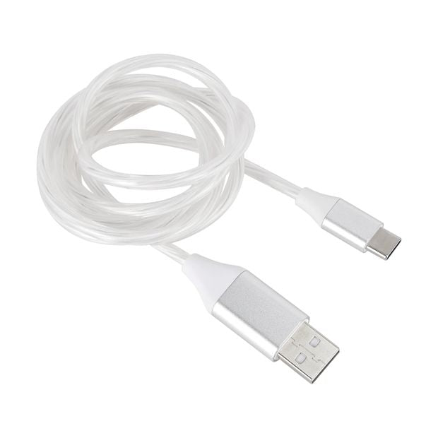 USB-A to USB-C 1m Cable with Light - Anko