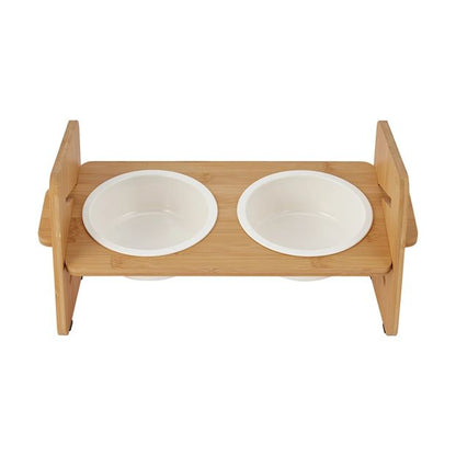 Pet Bowl Twin Bamboo - Anko