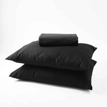 250 Thread Count Cotton Rich Sheet Set - King Bed, Black