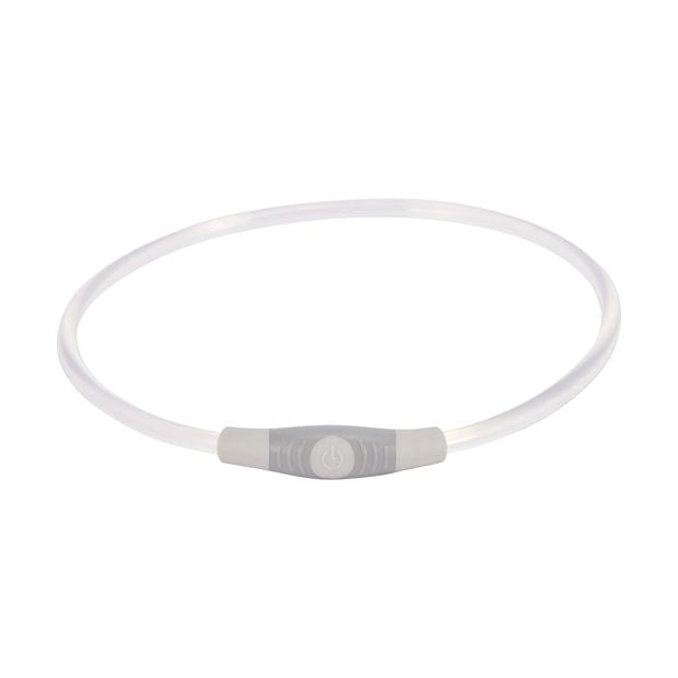 LED Pet Safety Necklace - Rechargeable, Adjustable