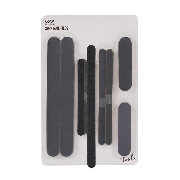 Nail Files, 30 Pack - OXX Cosmetics