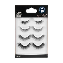Assorted False Lashes, No. 710, 4 Pack - OXX Cosmetics