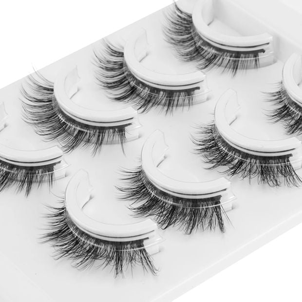 Pre-Glued Lashes, 4 Pack - OXX Cosmetics