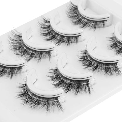 Pre-Glued Lashes, 4 Pack - OXX Cosmetics