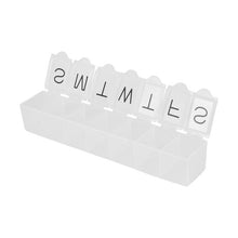 OXX Travel 7-Day Pill Organiser - White