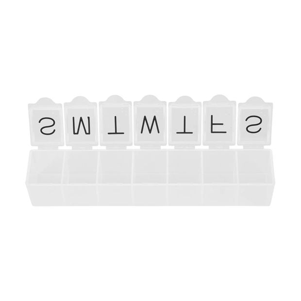 OXX Travel 7-Day Pill Organiser - White