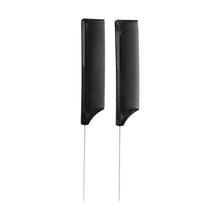 OXX Haircare 2 Pack Fine Tooth Metal Tail Comb