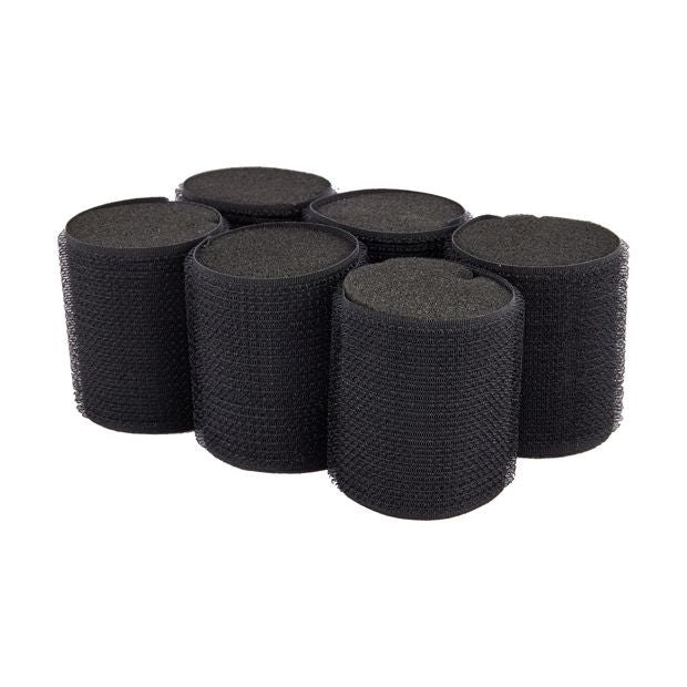 OXX Haircare 6 Piece Sleep In Rollers - Black