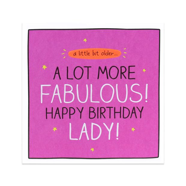 Hallmark Happy Birthday Card - Fabulous Lady