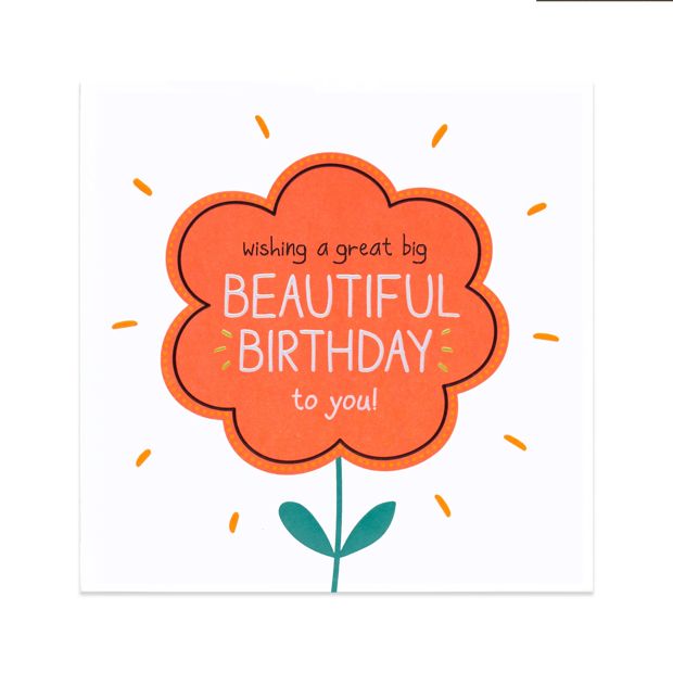 Hallmark Happy Birthday Card - Beautiful Birthday