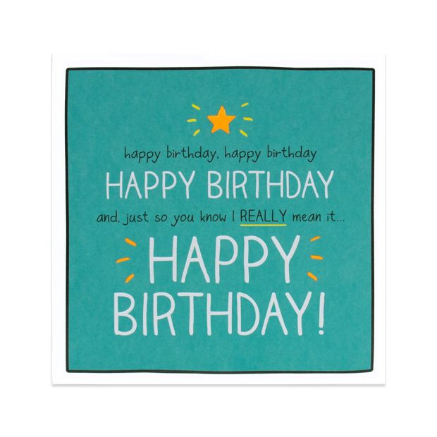 Hallmark Happy Birthday Card - Happy Birthday