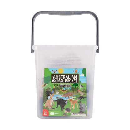 Australian Animal Bucket 60 Piece Playset - Anko