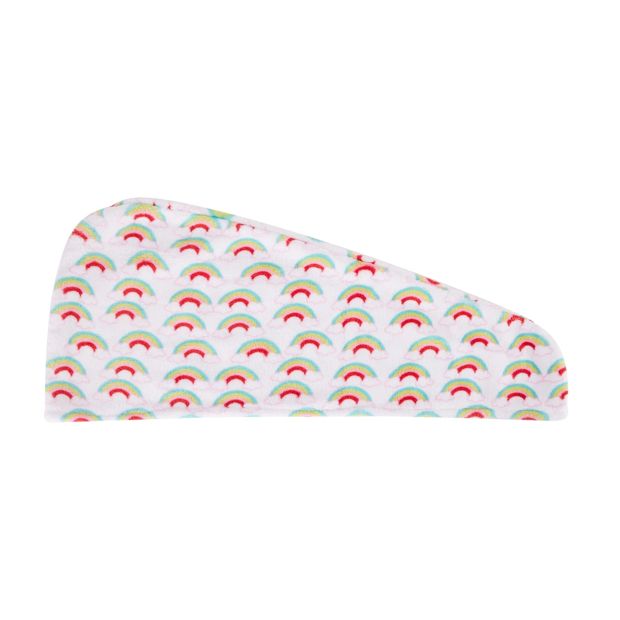 Choose Happy Hair Drying Turban, Rainbow - OXX Junior