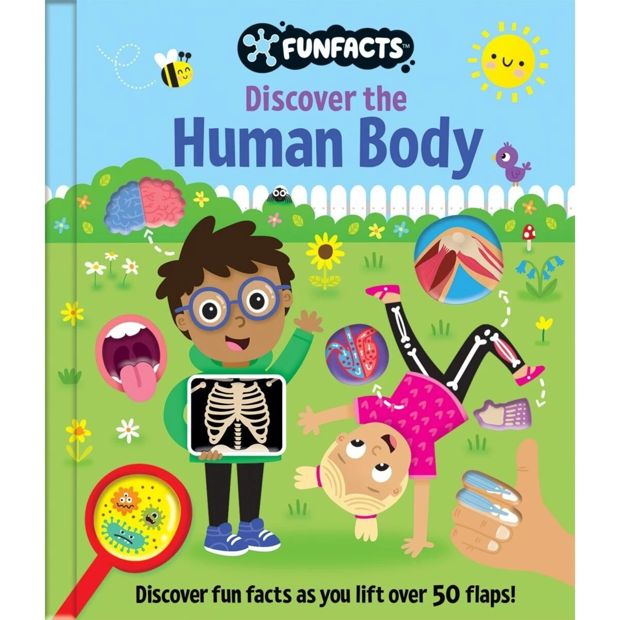 Fun Facts - Lift The Flap Board Book - Discover The Human Bod
