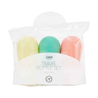 OXX Travel Solutions 3 Pack Travel Bottle Set