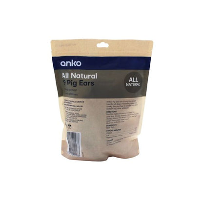 Pet Treat Pig Ears, 9 Pack - Anko