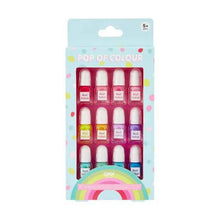 12 Piece Nail Polish Collection, Pop of Colour - OXX Junior