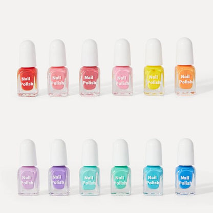 12 Piece Nail Polish Collection, Pop of Colour - OXX Junior