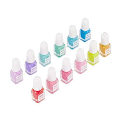 12 Piece Nail Polish Collection, Pop of Colour - OXX Junior