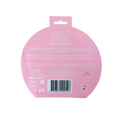 Hello Kitty Hydrating Sheet Mask - Sweet Peach Scented