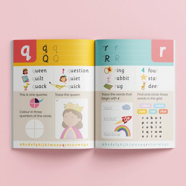 Junior Explorers: Write and Wipe Writing and Spelling Book