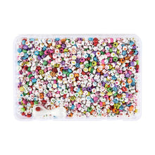 Assorted Shape & Alphabet Beads Set, Brights - Anko