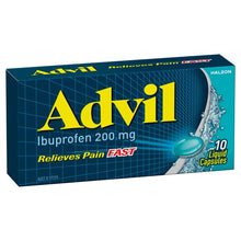 10 Pack Advil Ibuprofen Liquid Capsules 200mg