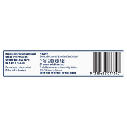 10 Pack Advil Ibuprofen Liquid Capsules 200mg