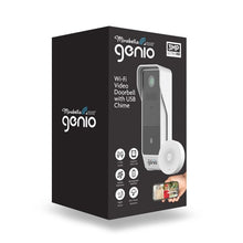 Wi-Fi 3MP Battery Doorbell with USB Chime - Mirabella Genio