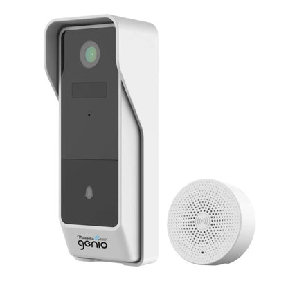 Wi-Fi 3MP Battery Doorbell with USB Chime - Mirabella Genio