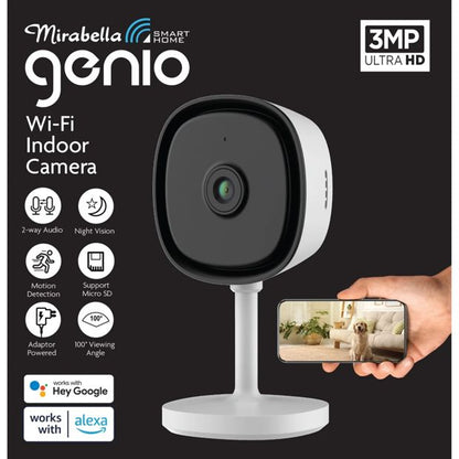 Wi-Fi 3MP Fixed Indoor Camera - Mirabella Genio