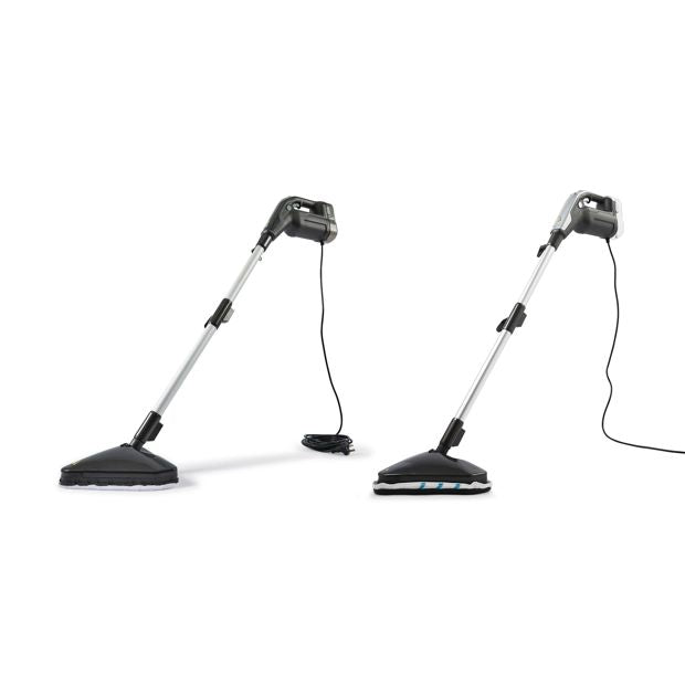 Floor & Hand Steamer, Grey and Black - Anko