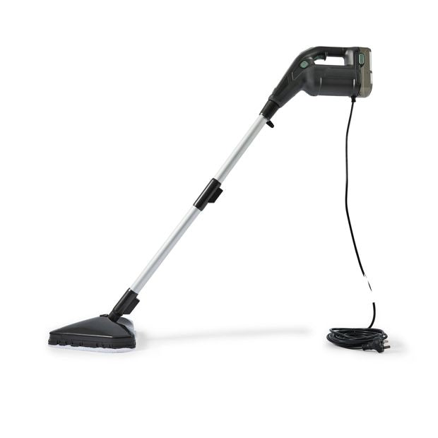 Floor & Hand Steamer, Grey and Black - Anko
