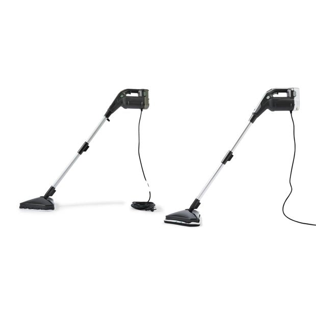 Floor & Hand Steamer, Grey and Black - Anko