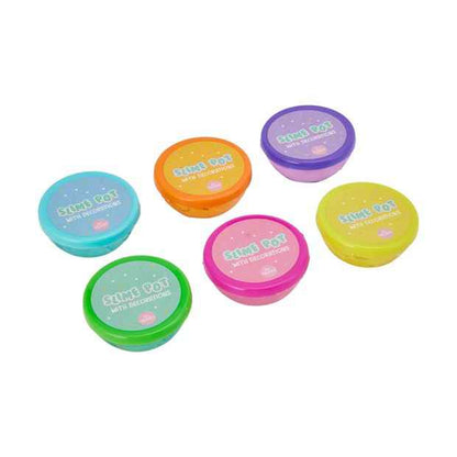 6 Pack Slime Pots with Decorations