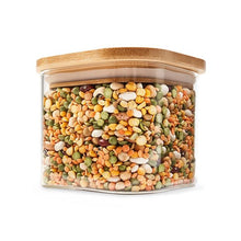 500ml Glass Container with Bamboo Lid - Anko