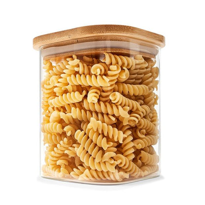800ml Glass Container with Bamboo Lid - Anko