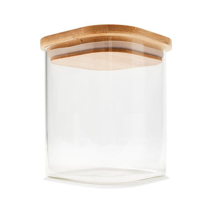 800ml Glass Container with Bamboo Lid - Anko