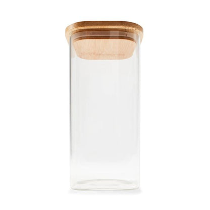1.6L Glass Container with Bamboo Lid - Anko