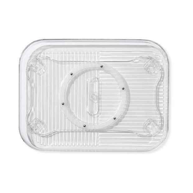 Rectangular Turntable, Clear - Anko