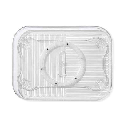 Rectangular Turntable, Clear - Anko