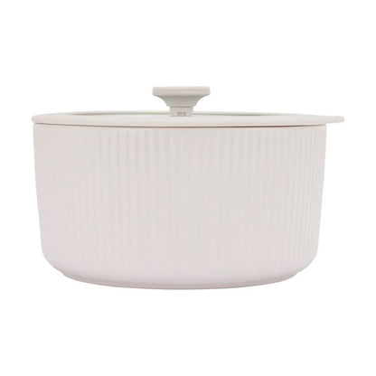 Porcelain Container with Glass Lid, 800ml  - Anko