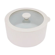 Porcelain Container with Glass Lid, 800ml  - Anko