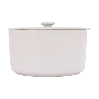 Porcelain Container with Glass Lid, 1.5L  - Anko