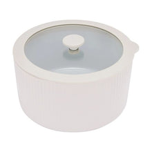 Porcelain Container with Glass Lid, 1.5L  - Anko