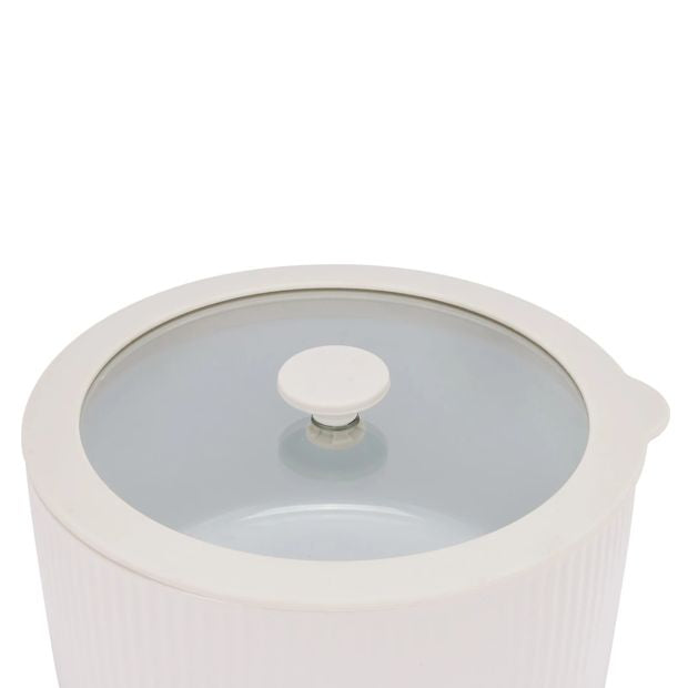 Porcelain Container with Glass Lid, 1.5L  - Anko