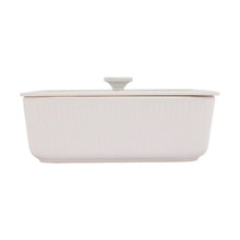 Porcelain Container with Glass Lid, 1.1L  - Anko