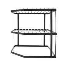 3 Tier Corner Pantry Shelf, Black - Anko